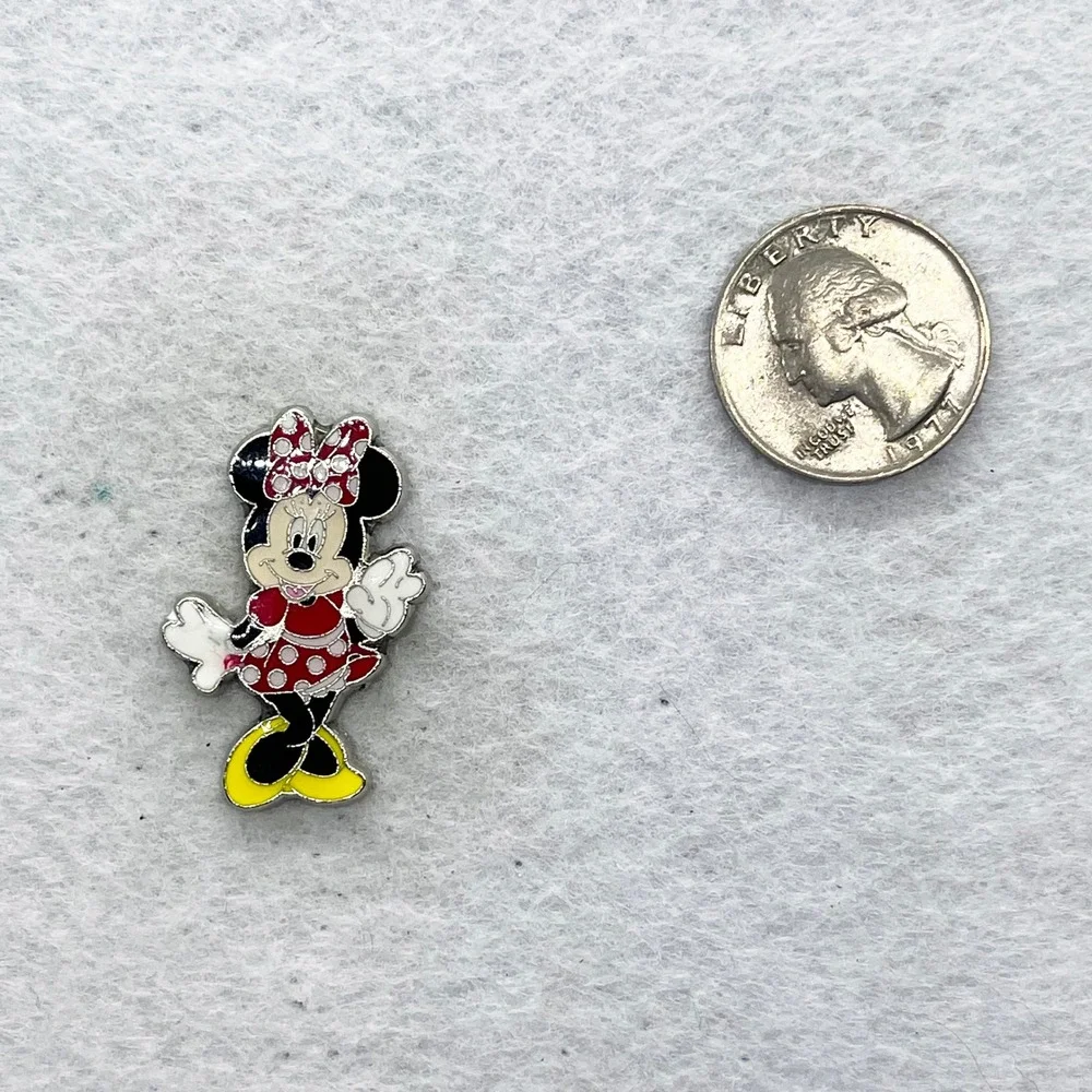 🔮 5/$25 Disney Minnie Mouse Red Polka Dot Dress Pin